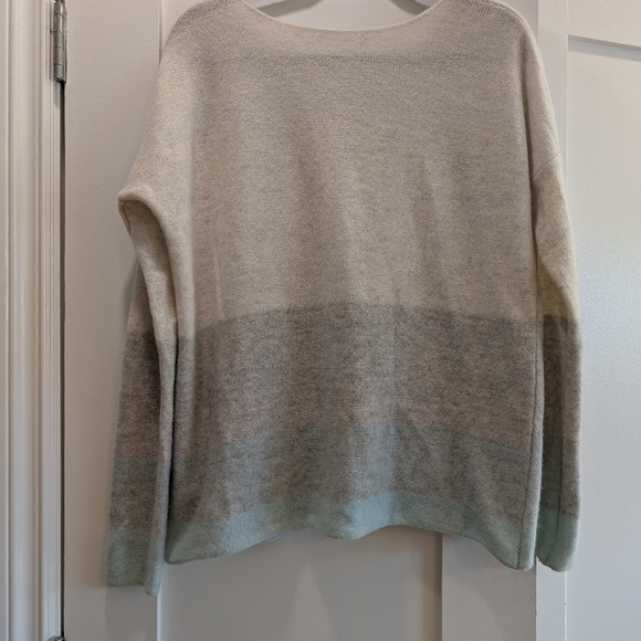 Vince Gradient 100% Cashmere Pullover,M - Picture 3 of 8